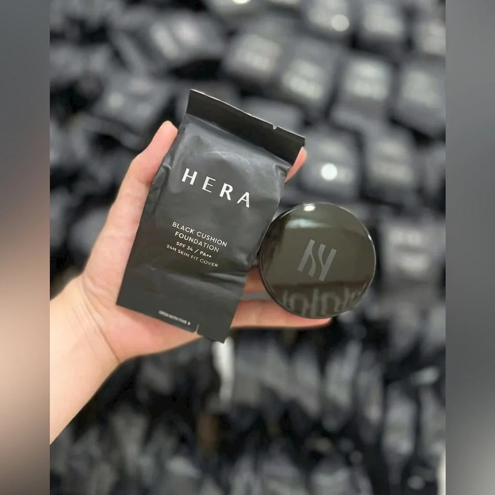 HERA 2024 NEW Black MINI Cushion Foundation 5g SPF34/PA++ K-Beauty. Shade 21N1